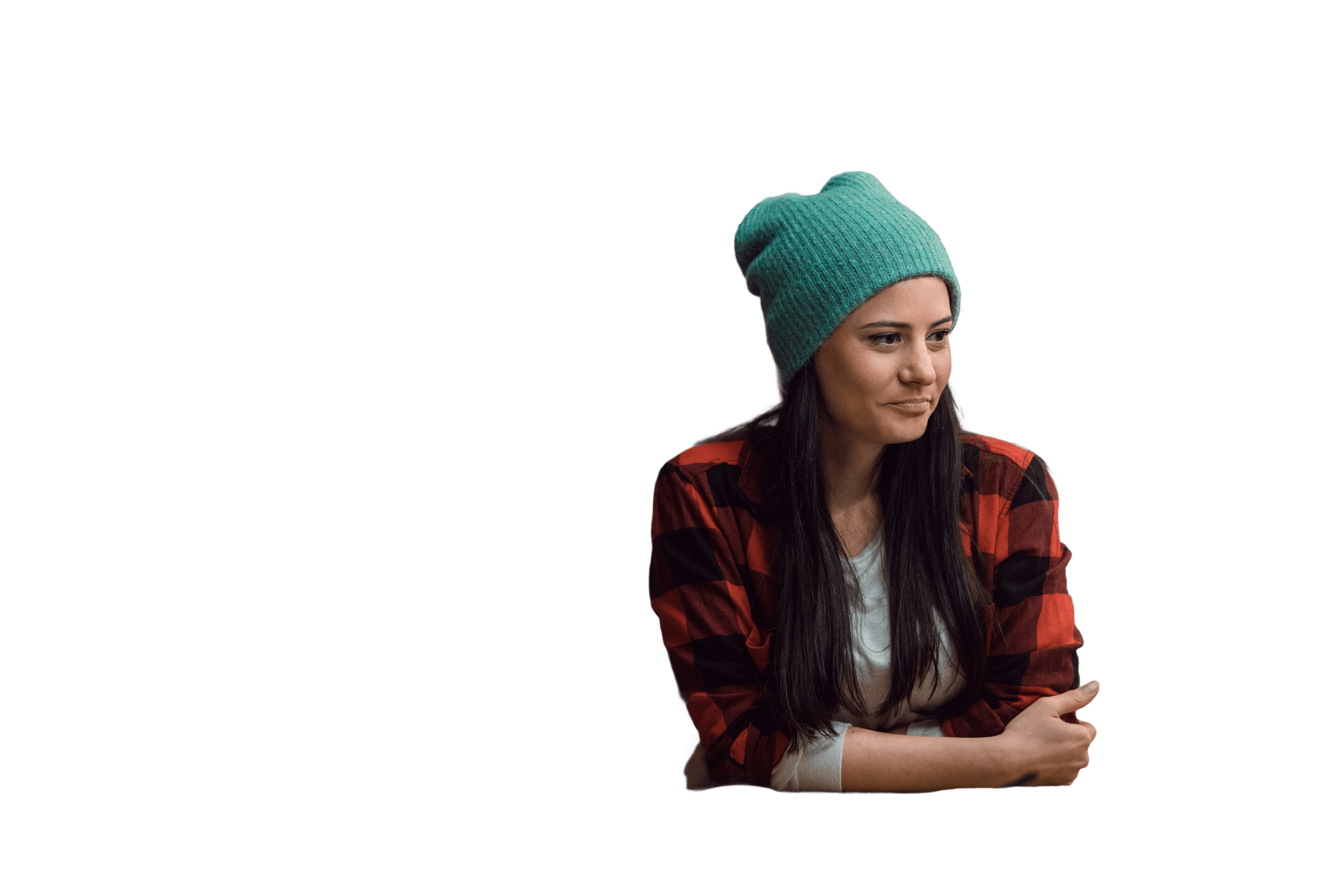 Person finding peace through faith